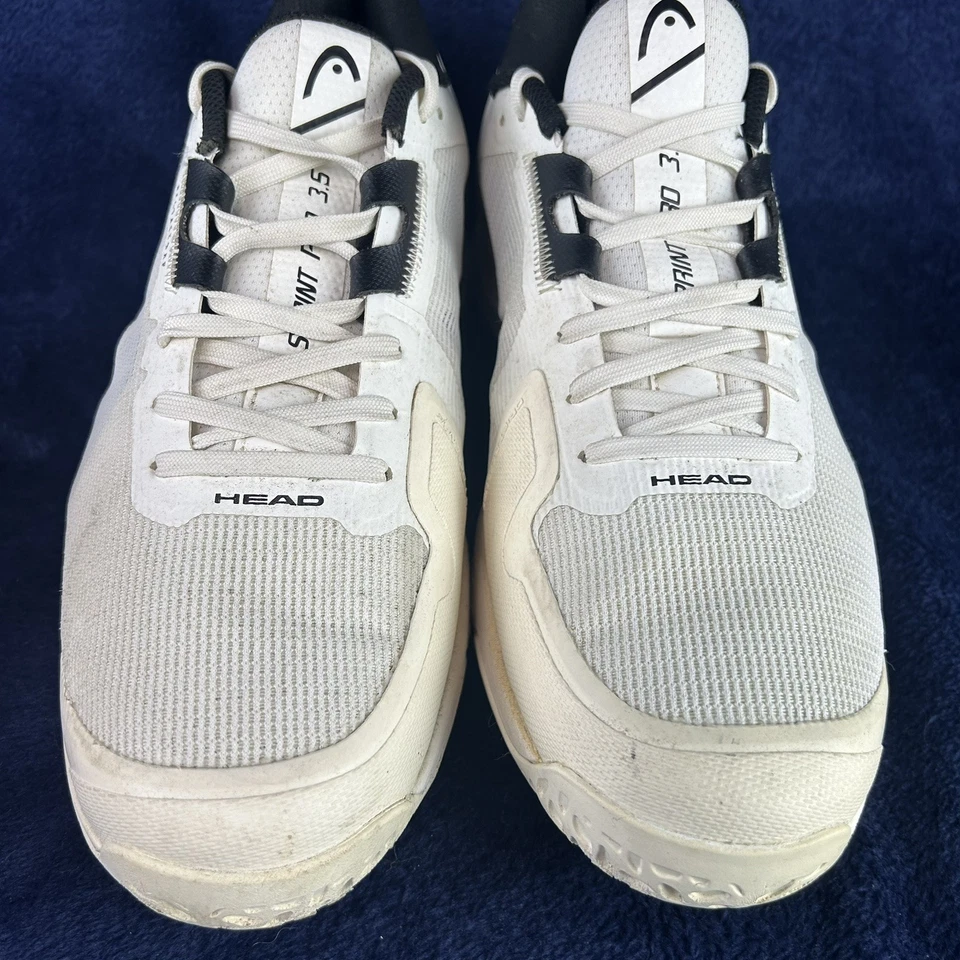 HEAD Sprint Pro 3.5 Hombres 10.5 Blanco Tenis Zapatos Raquetball Pickleball 273174 Foto 3 de 4