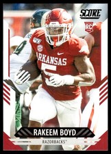 2021 Score #379 Rakeem Boyd - Arkansas Razorbacks - Rookie