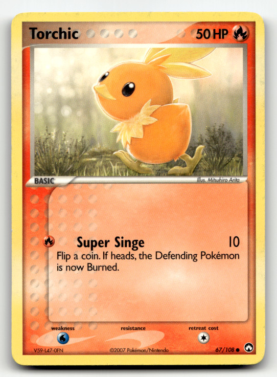 Torchic 67/108 Normal Common Power Keepers LP