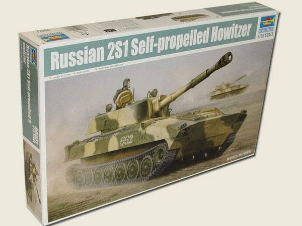 Gvozdika Russian 2S1 Self-Propelled Howitzer / 1:35 - Trumpeter / 05571-image
