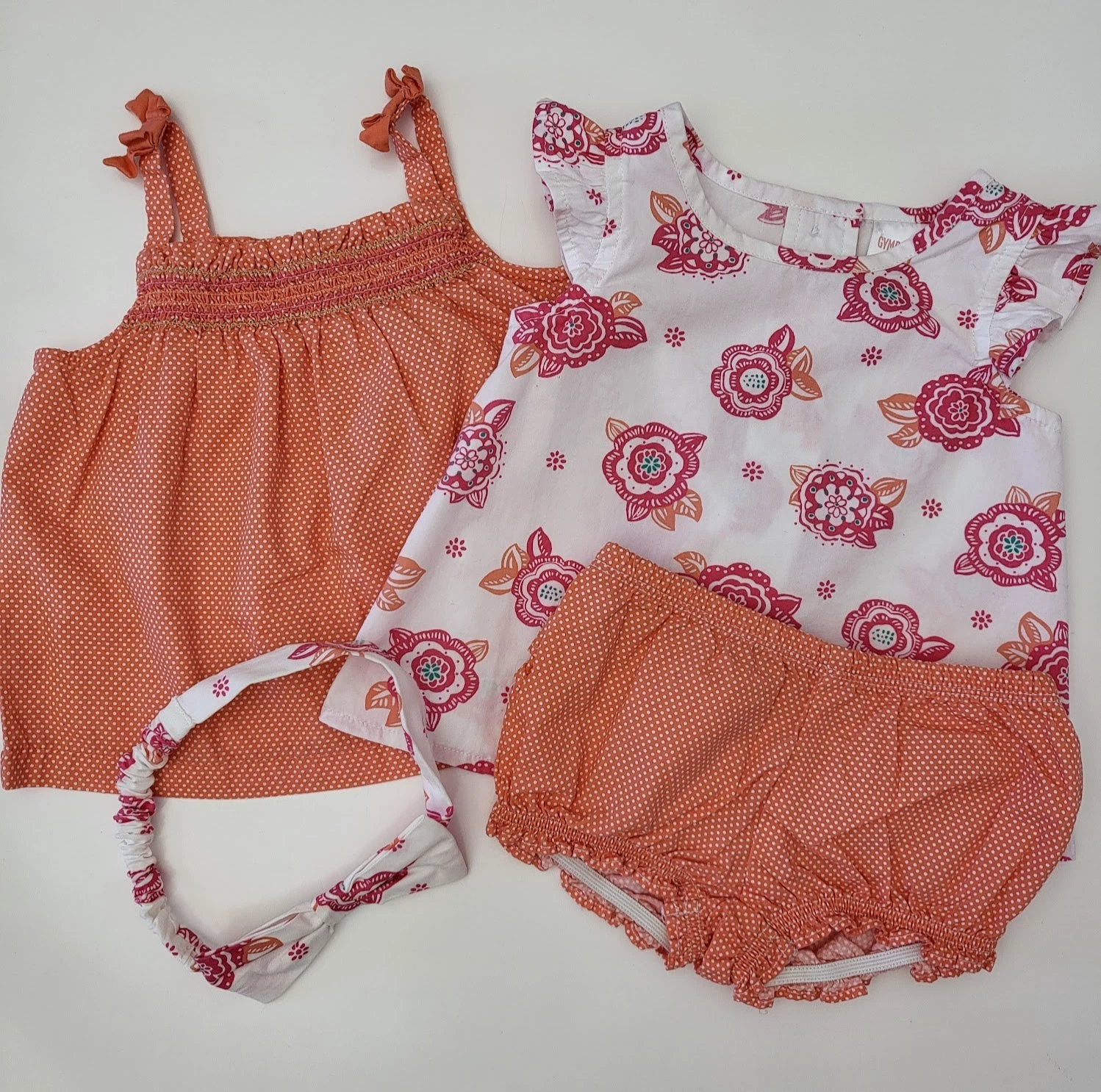 Gymboree Layette Elephant Oasis 4pc set, Baby Girl, 3-6 months
Opens in a new window or tab