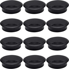2 Inch Desk Cord Grommet 12PCS - Plastic Hole Cover, Wire Cable...
