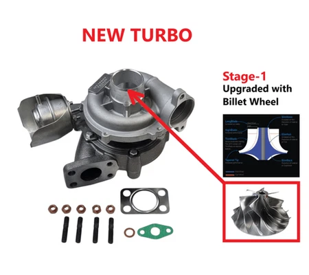 Turbolader PEUGEOT 407  2.2 HDi 170 (6D_)