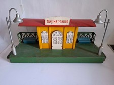 Bahnhof Spur 0 Moskauer Werk Moskabel 1950 - 1960 Blech Pionier-Bahnhof UdSSR