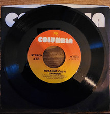 Rosanne Cash - I Wonder / Oh Yes I Can 45 rpm Record 1982 Vinyl 7" Rosanne Cash - I Wonder / Oh Yes I Can 45 rpm Record 1982 Vinyl 7"