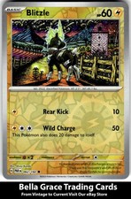 Blitzle #062/182 SV04: Paradox Rift Pokemon Common Reverse Holo
