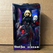 JAKKS Pacific Doll Haus of Dread Ghost Face Scream 11in Doll w/ Mask, NIB