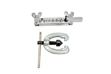 SAE Tube Flaring Tool Set Brake Line Double Flaring Bar Clamp 3/16–5/8 Inch Auto
