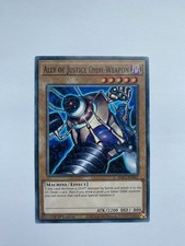 HAC1-EN087 Ally of Justice Omni-Weapon : Duel Terminal Rare Card : 1st Edition