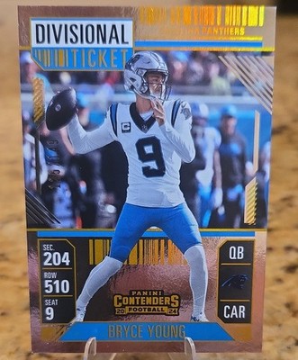 2024 Panini Contenders - Bryce Young #14 Divisional Ticket /149
