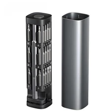 46-in-1 Magnetic Precision Screwdriver Set with Metal Case - Professional Rep...