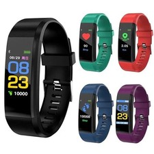 Smart Watch Fitness Activity Tracker Heart Rate Monitor Waterproof Women Men