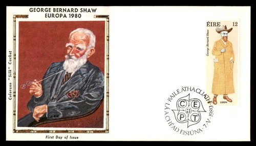 Mayfairstamps Ireland FDC 1980 George Bernard Shaw Europa First Day Cover aaw_43