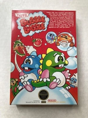 "RARE" Bubble Bobble 'First Print Circle Seal' w/orig inserts. Empty Box - Image 1 of 4
