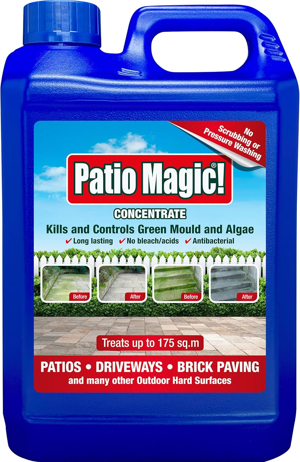 16491 Concentrate: Ideal for Patios, Paths and Driveways (Kills Algae and Lichen