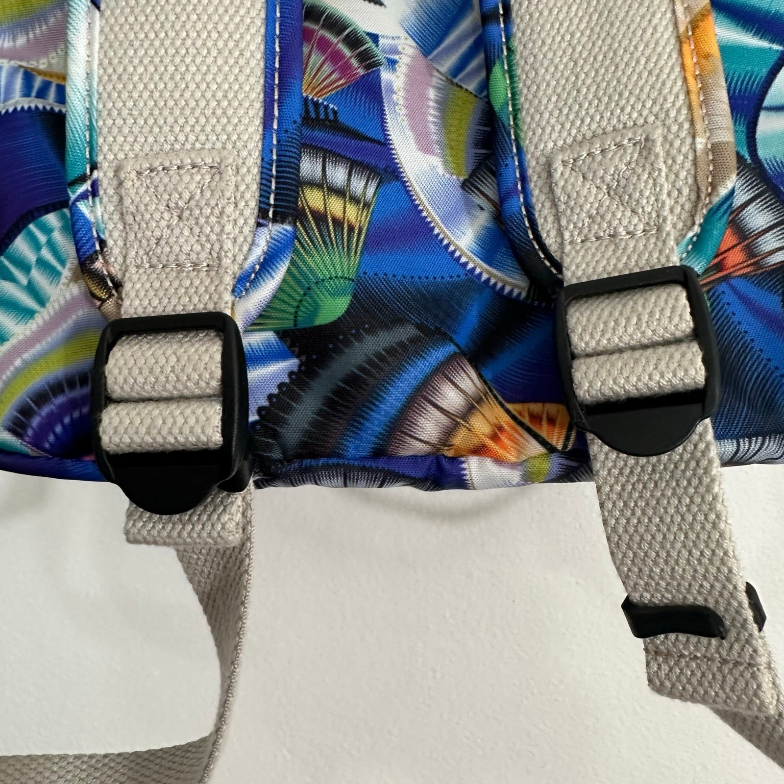 Kipling Large Backpack Ocean Daydream Seashell Pr… - image 7