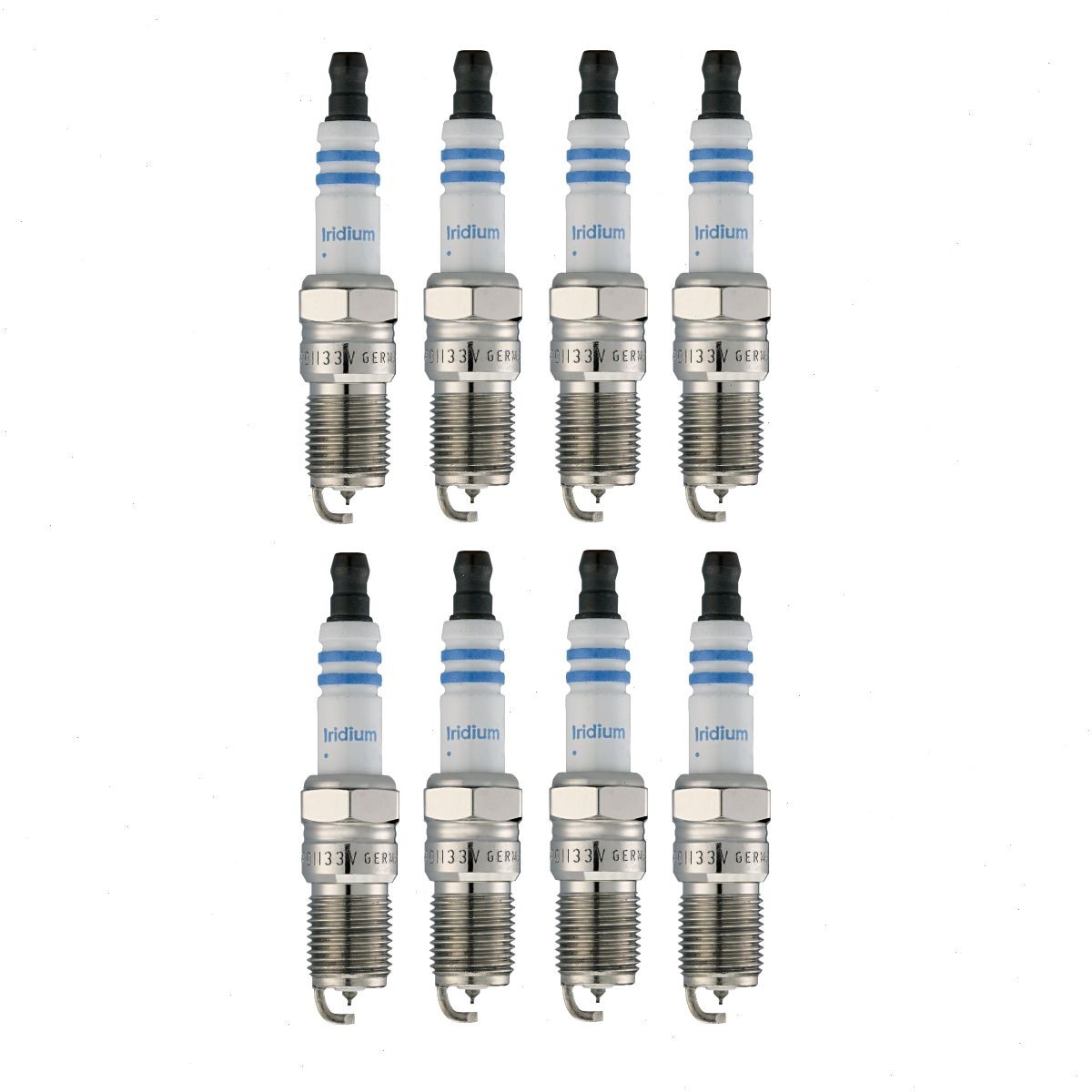 8 pc Bosch Double Iridium Spark Plugs for 2000-2002 Cadillac Eldorado 4.6L bj