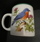 3 Vtg National Wildlife Federation Chickadee, Robin, Yellow Goldfinch Birds Mugs — photo 5