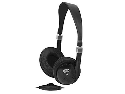 Cuffie Stereo ad Archetto x Radio TV con Filo Cavo Nero 5 mt e Controllo  Volume | eBay