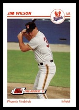 1991 Line Drive AAA #397 Jim Wilson Phoenix Firebirds Baseball Card