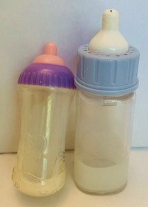 pretend baby bottles