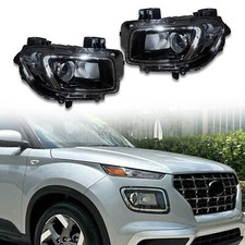 For 2020 2024 Hyundai Venue Headlight Factory Assembly Driver Passenger Set 2Pcs