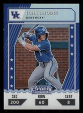 2021 Elite Extra Edition Optic College Tickets Holo #32 John Rhodes