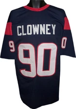 Jadeveon Clowney unsigned Navy Custom Stitched Pro Style Football Jersey XL