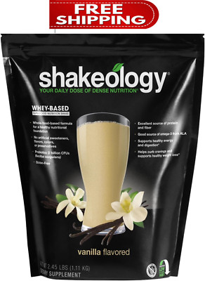 VANILLA SHAKEOLOGY BAG-30 Servings, 2/27, Diet Weight-Loss Men Women- FREE SHIP