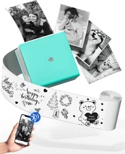 Phomemo M02 Pocket Label Photo Bluetooth Thermal Paper Printer Mini Mobile Lot