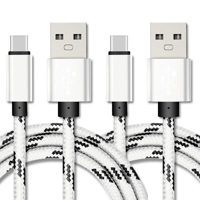 2X 6FT USB Type C Fast Charging Cable For Samsung Galaxy S25 S24 S23 S22 S21+