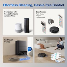 ECOVACS DEEBOT T30S Pro Robot Vacuum and Mop 11000Pa 10-in-1 Station - NEW 9
