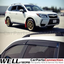Wellvisors Window Visors 2014-2018 For Subaru Forester Side Deflectors Wellvisors Window Visors 2014-2018 For Subaru Forester Side Deflectors