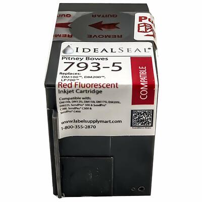 Pitney Bowes Compatible 793-5 Red Ink Cartridge for P700, DM100i ...