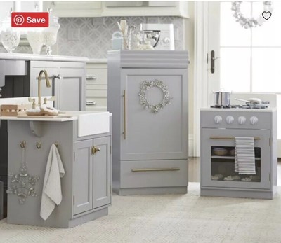 Pottery Barn Kids Chelsea Kitchen Fridge Sink 2 Pc Ebay