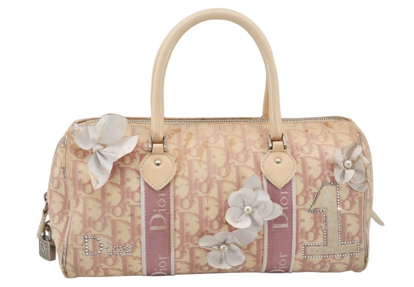 Sac à main Christian Dior rose L28 x H14 x P13,5 cm authentique
