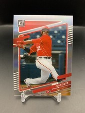 2021 Panini Chronicles Clearly Donruss  Juan Soto #5 Gold Foil 03/10 NY YANKEES