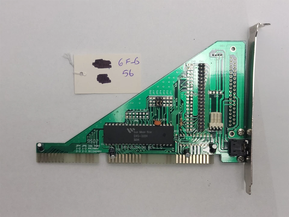 Sun Moon Star SMS-31094/96 16-Bit ISA Controller , IDE, CD-in , Aux - Image 2 of 4