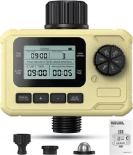 Sprinkler Timer Water Programmable Garden Outdoor Hose Feature with Batteries