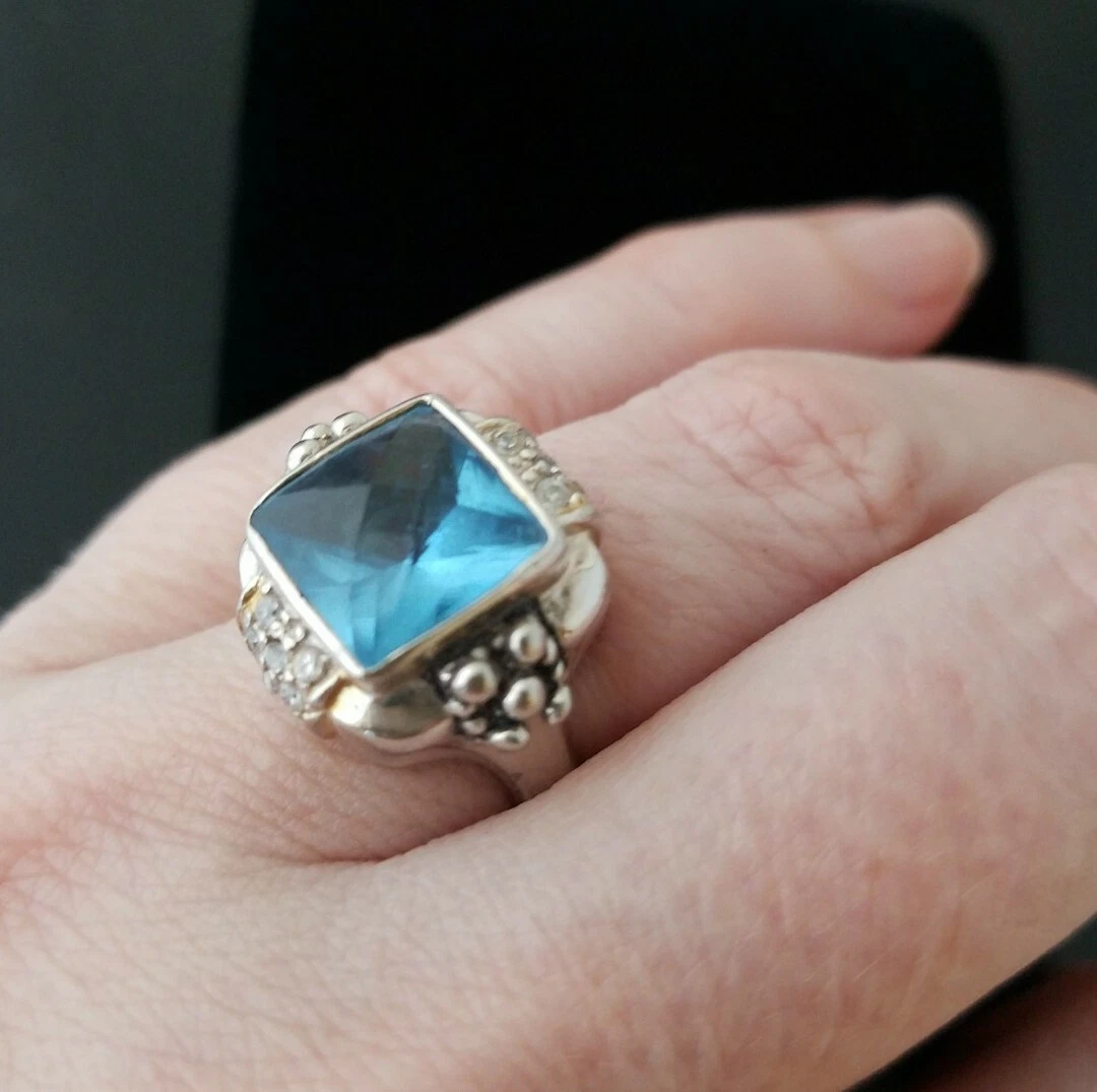 Vintage square ring deals