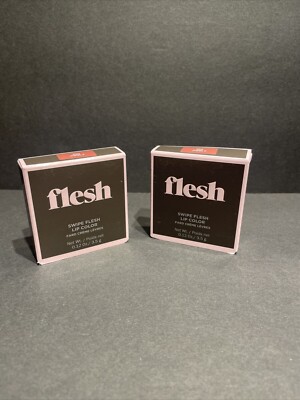 flesh swipe flesh lip color NEW in box size 0.12oz 100 Jiggly / 2pc.