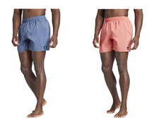 Adidas Mens Solid CLX Swim Shorts 6" - Preloved Scarlet Orange or Ink Blue - New