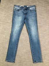 Pilcro Anthropologie Jeans Womens 27 Mid Rise Skinny Medium Wash Casual Stretch