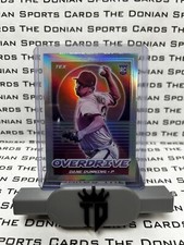 2021 Panini Chronicles Overdrive Holo #16 Dane Dunning Texas Rangers