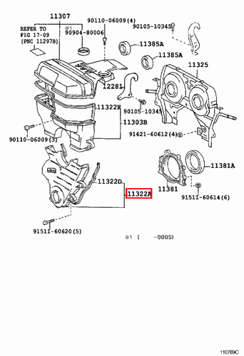 Genuine Supra JZA80 2JZ GTE Lower Timing Belt Cover - Picture 18 of 20