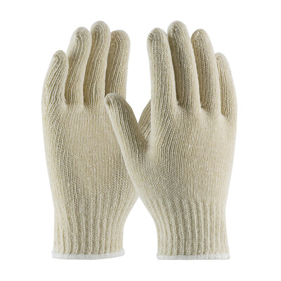 PIP USA 35-C104-L Cotton Poly Knit Std.Weight Natural, Box of 36