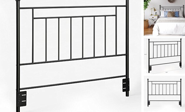 Provo Headboard Full/Queen Black-image