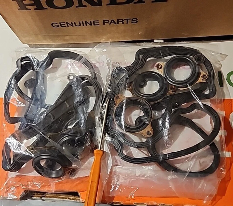 KITS DE JUNTA DE CUBIERTA DE VÁLVULA HONDA GENUINO OEM V6 DELANTERO/TRASERO NUEVO SELLADO 13-21 Foto 2 de 3