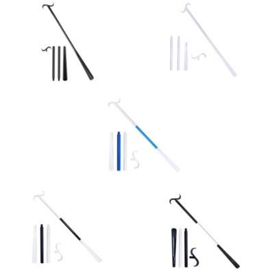 Long Handle Shoe Horn 35 Inch Dressing Aid for Seniors Mens Women