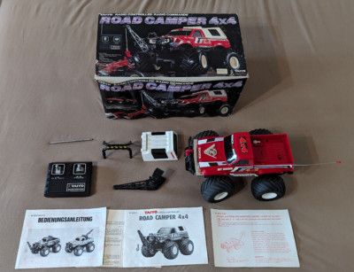 Taiyo Dickie RC Truck Toyota ''Road Camper'' TOP! Komplett und extrem rar! Rarität